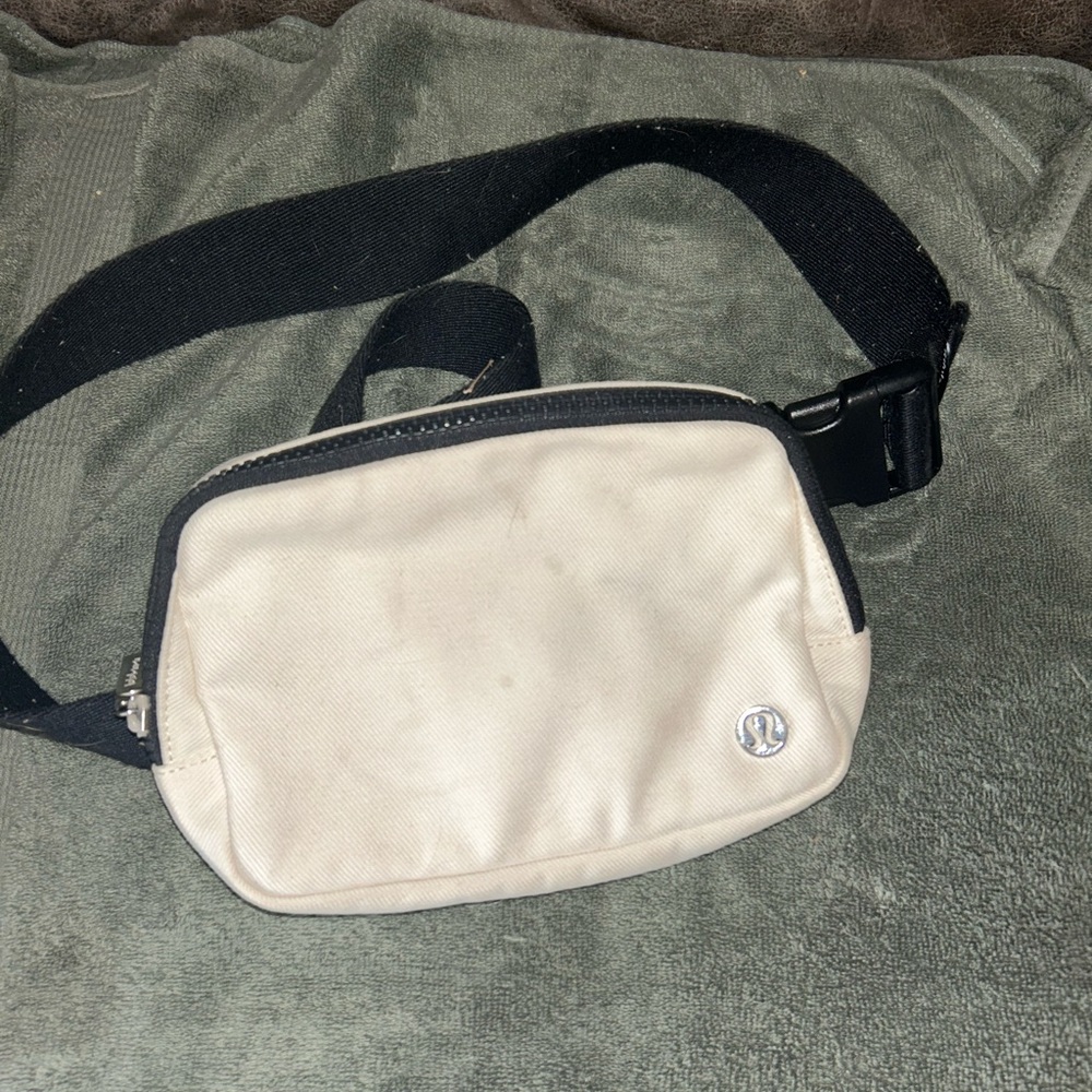 lululemon athletica Cream Belt Bag